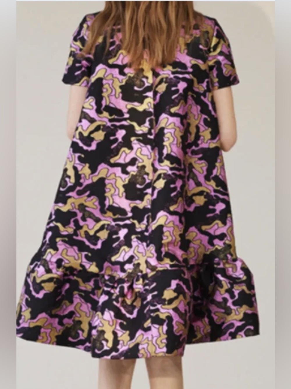 Baum Und Pferdgarten Alberthine metallic camouflage dress Size 38
